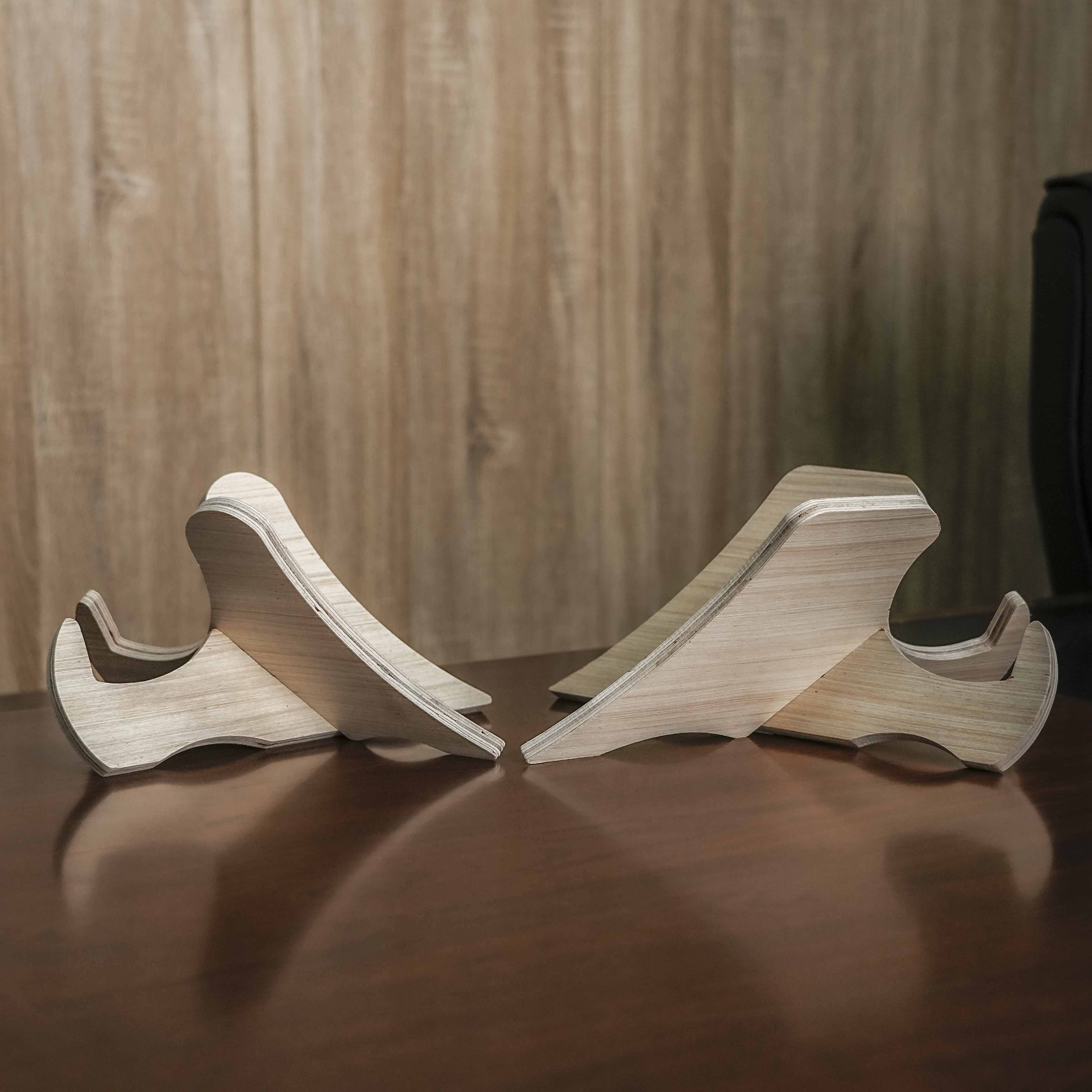 Two pairs of skateboards